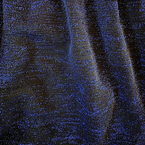 Rachel Zoe Marianne Blue Metallic Wide Leg Sleeveless Jumpsuit Size 2 - Picture 13 of 13